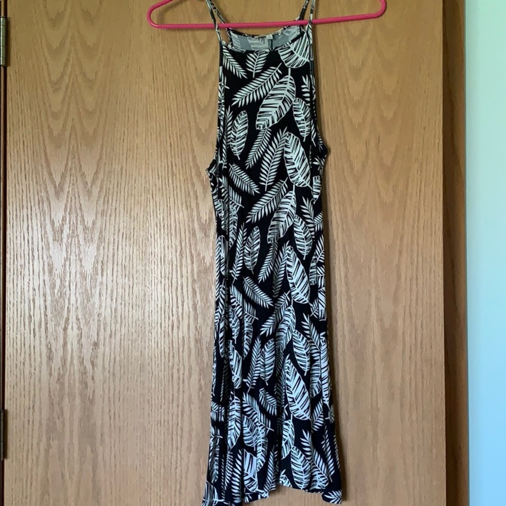 High Neck Sleeveless Dress